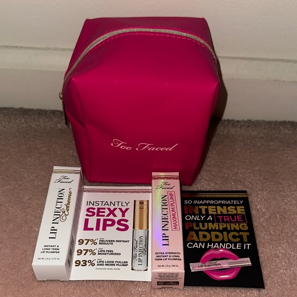 Too Faced 2-Pc. Lip Injection Major Must-Haves Travel Lip Plumper Gift Set NWT - Picture 5 of 14